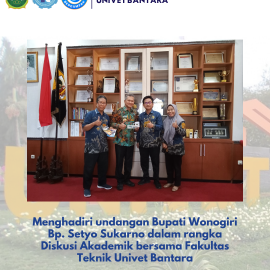 Diskusi Akademik bersama Bupati Wonogiri Diskusi Akademik bersama Bupati Wonogiri