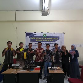 WORKSHOP PENGOPERASIAN MESIN 3D PRINTER