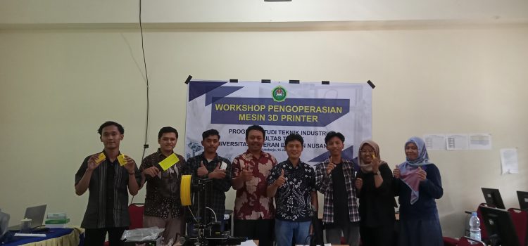 WORKSHOP PENGOPERASIAN MESIN 3D PRINTER