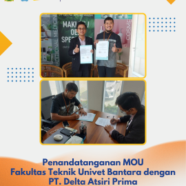 MoU Fakultas Teknik dengan PT. Delta Atsiri Prima