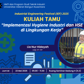 Kuliah Tamu “Implementasi Hygiene Industri dan HSE di Lingkungan Kerja” Kuliah Tamu “Implementasi Hygiene Industri dan HSE di Lingkungan Kerja”